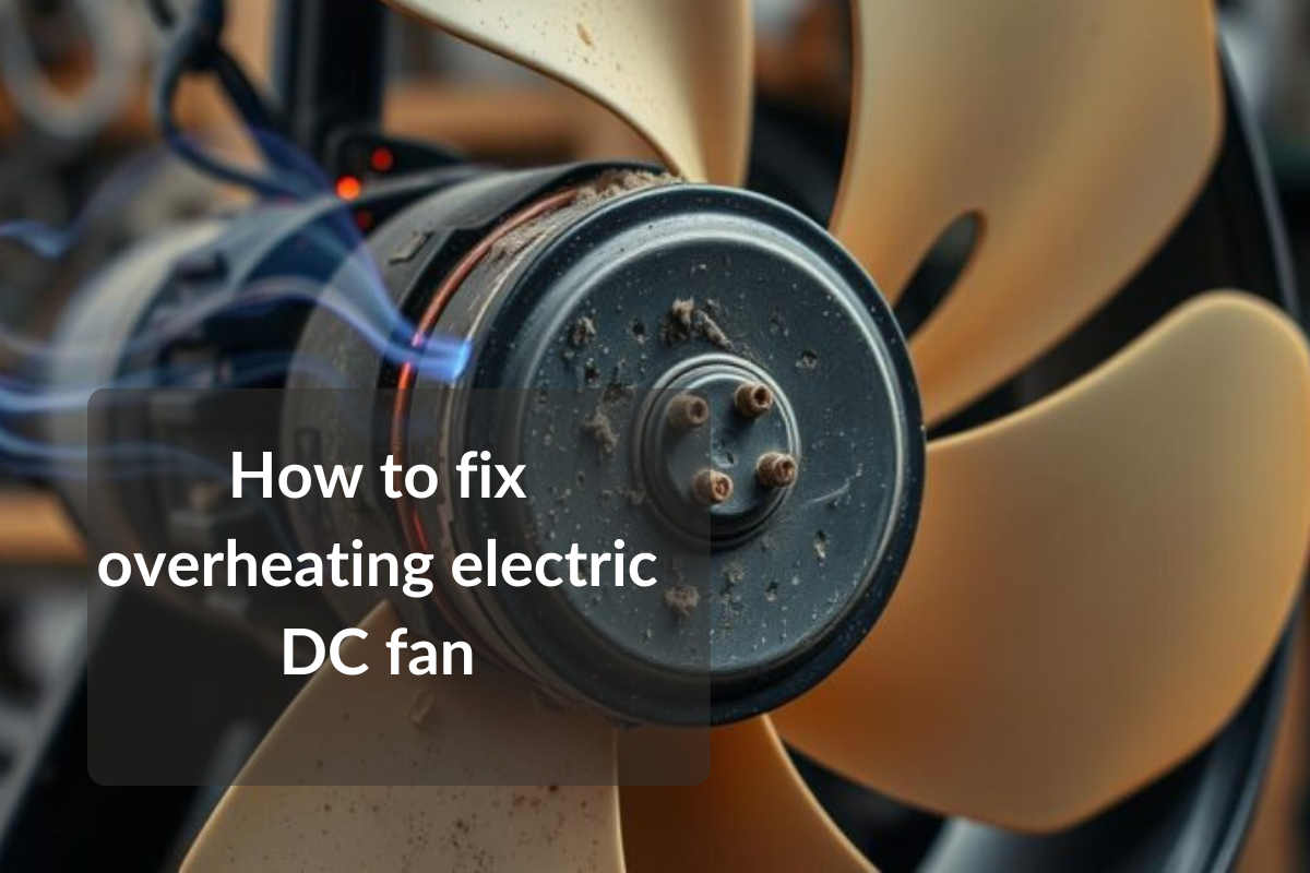 How to fix overheating electric DC fan