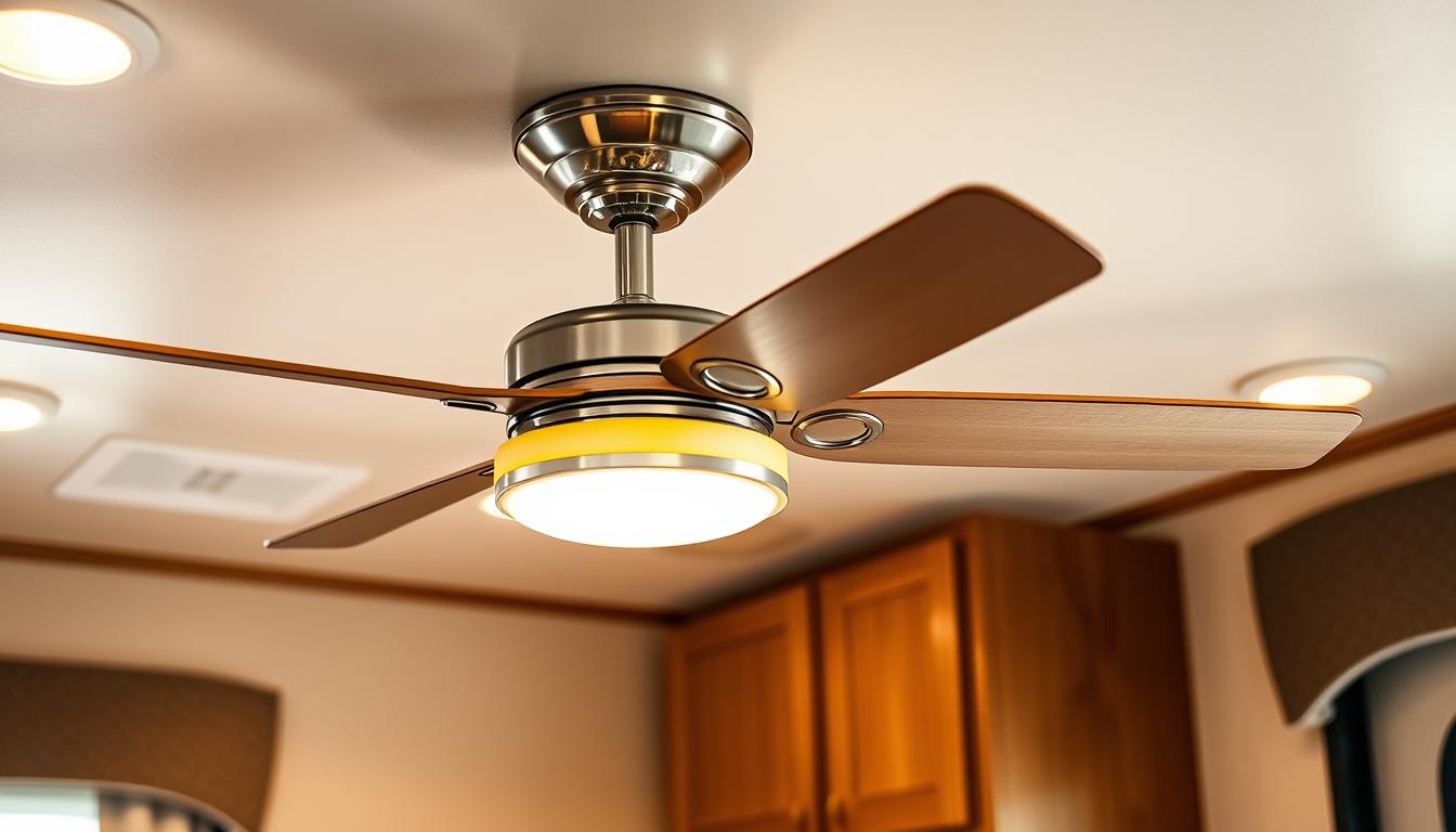 12v rv ceiling fan with light