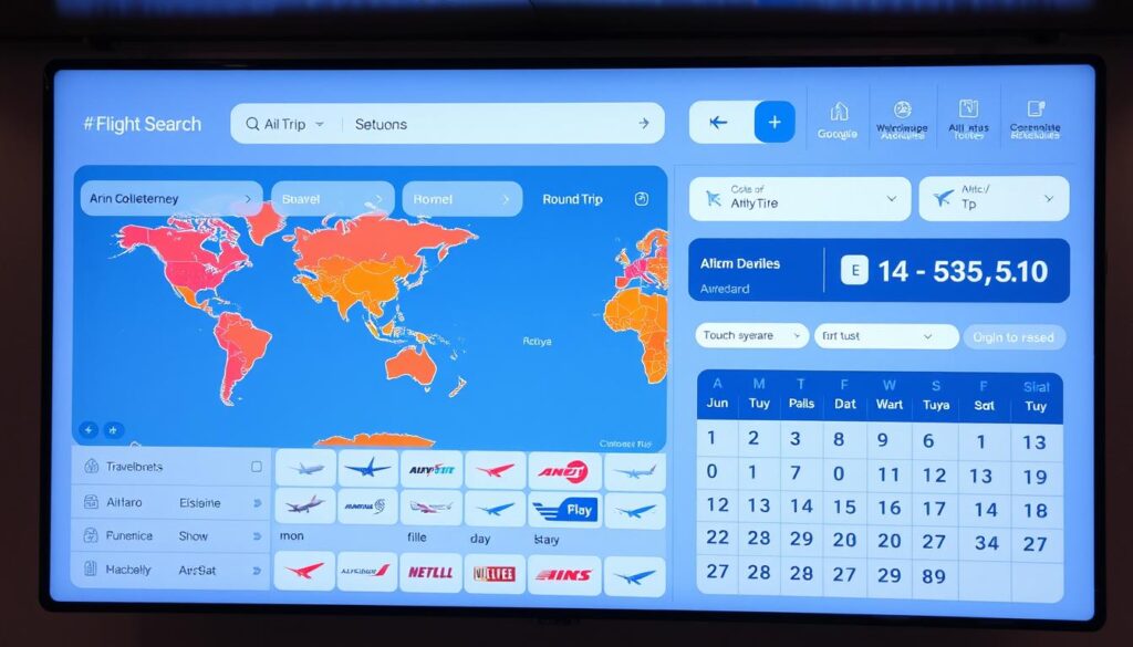 google travel interface