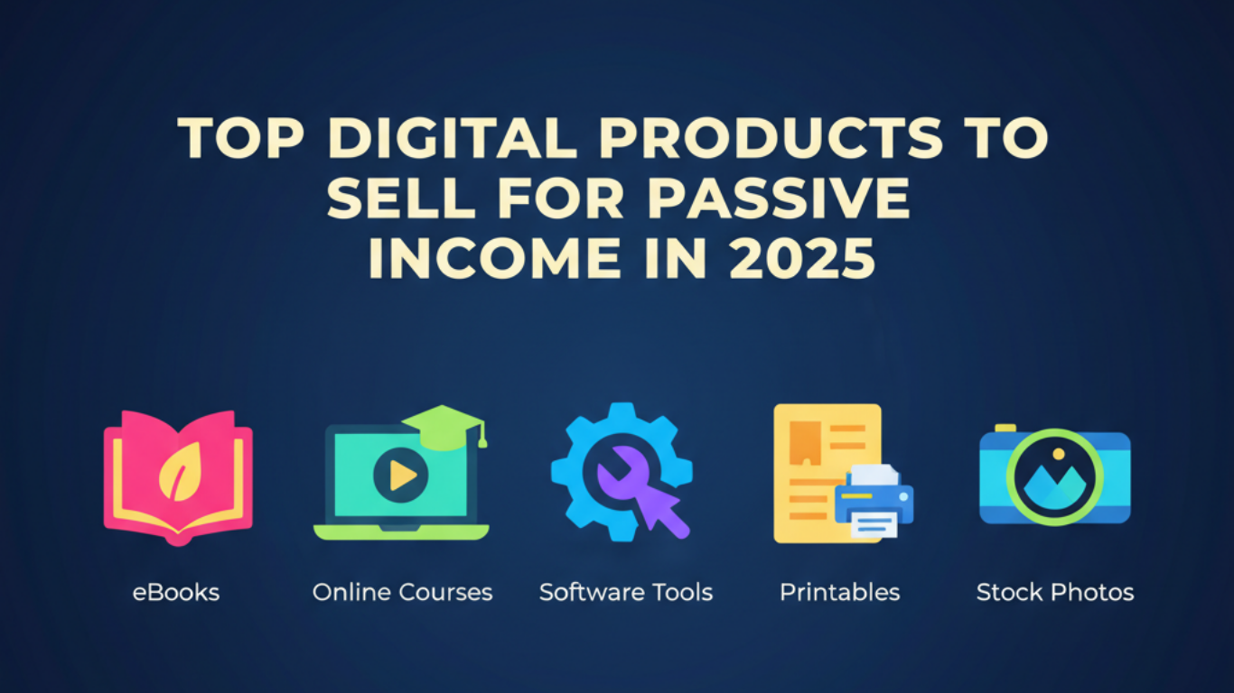 Top Digital Products to Sell for Passive Income